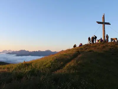 Sonnenaufgang am Golzentipp