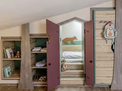 Fewo baumWipfel: Blick in die Schlafhöhle