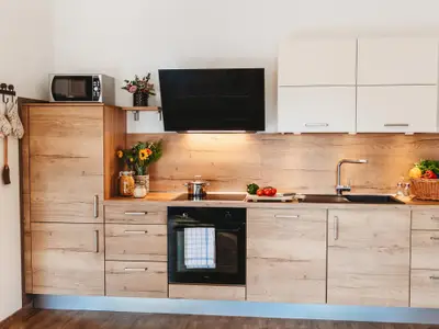 Fewo Schwalbennest: Küche im Wohnraum