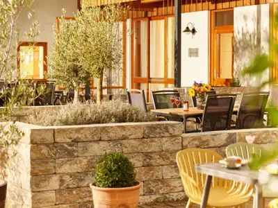 Ferienwohnung Pfalzgrafenstein: Terrasse