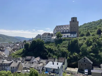 Blick vom Niederburger Turm auf die Martinskirche