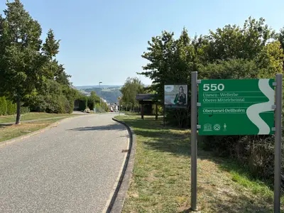 8 Fewo - Ortseingang von Oberwesel-Dellhofen