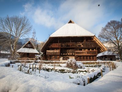 Winter im Vogtsbauernhof, Gutach. Bild von S. Janes