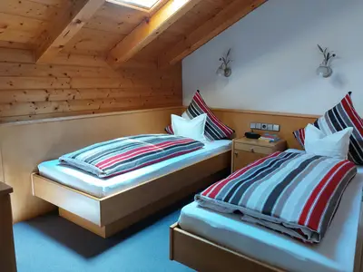 Schlafraum FeWo 1, gesamte Wäsche wird gestellt