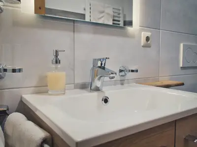 Waschbecken im Badezimmer