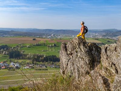 Auf dem Saar-Riesling-Steig oberhalb von Ockfen