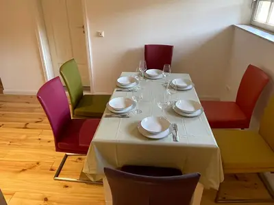Hässelmühle - Essplatz Küche Suite Dachterrasse