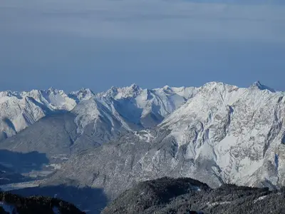 Ausblick Skigebiet Hochoetz