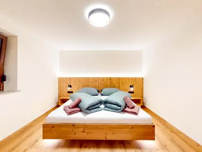 Schlafzimmer Apartment Weitblick