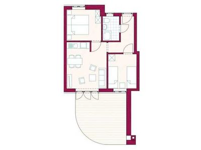 Ferienwohnung für 4 Personen (43 m²) in Oevenum 10/10