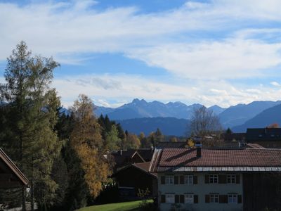 Ausblick vom Balkon