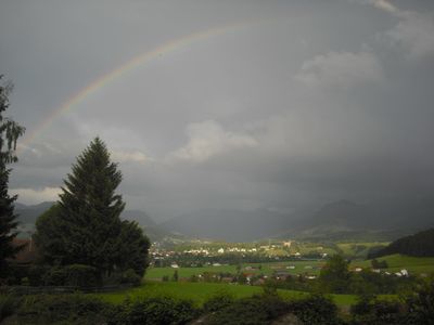 Regenbogen über Sonthofen