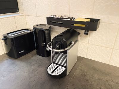 Kaffeemaschine, Toaster, Wasserkocher