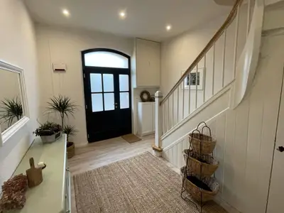 Treppenaufgang Ferienwohnung Lütt Hus