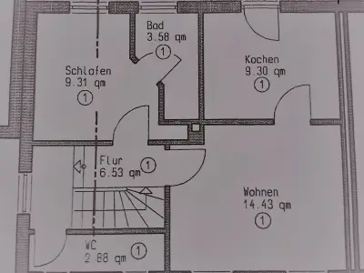 Ferienwohnung für 2 Personen (46 m²) in Olpe 8/8