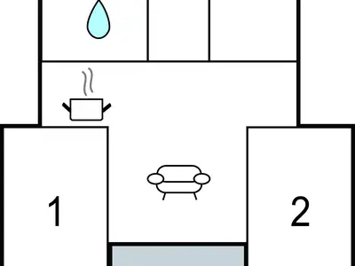 Ferienwohnung für 6 Personen (71 m²) in Olpenitz 1/10