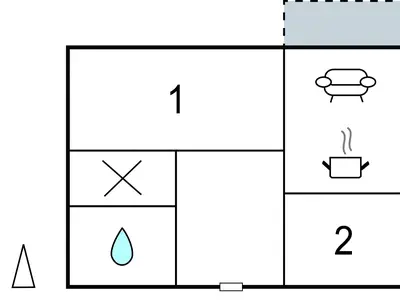Ferienwohnung für 4 Personen (63 m²) in Olpenitz 1/10