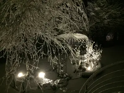 Garten im Winter