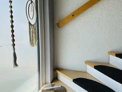 Treppenaufgang zur Wohnung