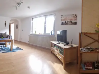 Wohn- und Schlafraum Panoramafoto