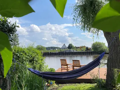 Flußterrasse an der Oste