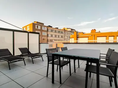 outside