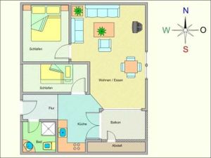 Ferienwohnung für 4 Personen (58 m²) in Ostseebad Kühlungsborn