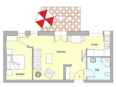 Ferienwohnung für 2 Personen (43 m²) in Ostseebad Kühlungsborn 8/8