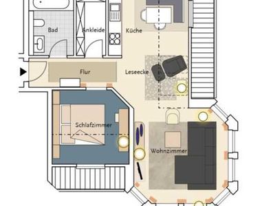 Ferienwohnung für 3 Personen (52 m²) in Ostseebad Kühlungsborn 2/10