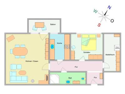 Ferienwohnung für 4 Personen (50 m²) in Ostseebad Kühlungsborn 3/10