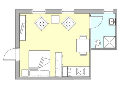 Ferienwohnung für 2 Personen (28 m²) in Ostseebad Kühlungsborn 10/10