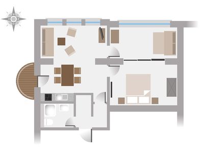 Ferienwohnung für 4 Personen (65 m²) in Ostseebad Kühlungsborn 6/8