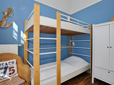 zweites Schlafzimmer mit Etagenbett