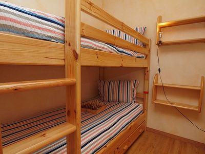 2. Schlafzimmer mit Etagenbett