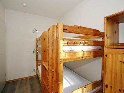 zweites Schlafzimmer mit Etagenbett