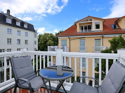 Balkon mit Sitzgruppe