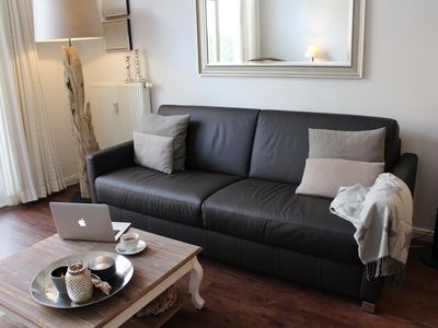 Wohnzimmer mit Schlafcouch