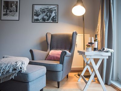 Wohnzimmer mit Sessel