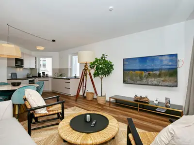 Wohnbereich mit Flachbild-TV Wohnbereich mit Flachbild-TV