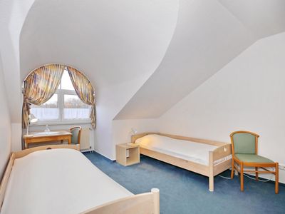 zweites Schlafzimmer mit Einzelbetten