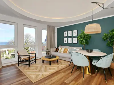 Wohnbereich mit Sofa Wohnbereich mit Sofa