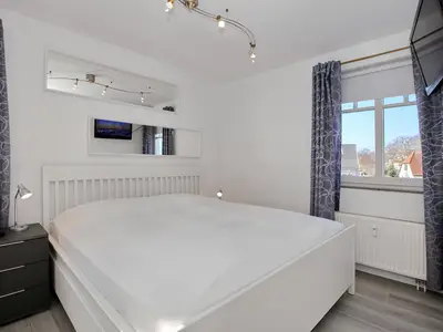 Schlafzimmer mit Doppelbett Schlafzimmer mit Doppelbett