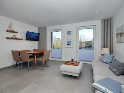 Blick in das Wohnzimmer