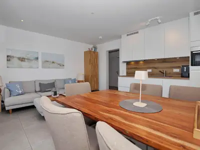 Wohnzimmer mit Küchenzeile