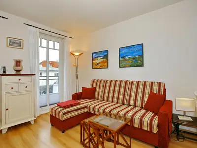 Wohnzimmer mit Schlafcouch
