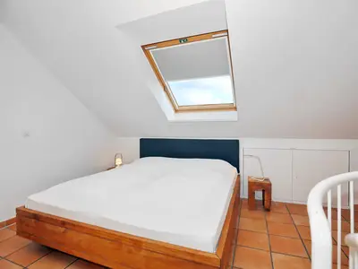Schlafnische mit Doppelbett