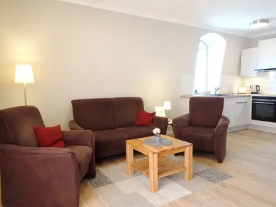 Wohn-Essbereich mit Couch