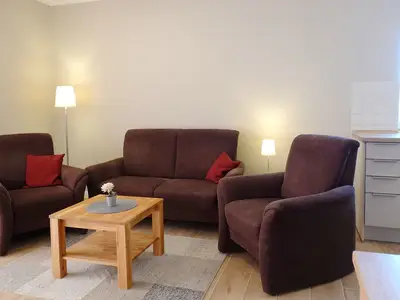 Wohn-Essbereich mit Couch