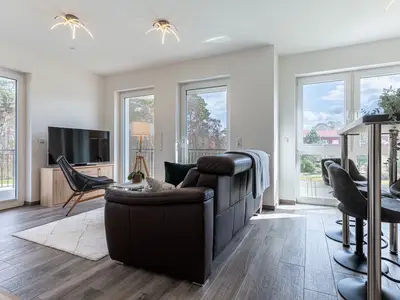 Blick in das Wohnzimmer