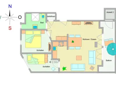 Ferienwohnung für 4 Personen (55 m²) in Ostseebad Kühlungsborn 3/10